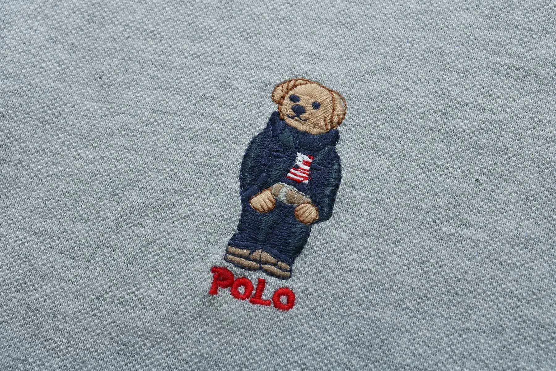 P164 Item No.: 8836 Paul polo bear logo polo shirt short-sleeved (pure cotton) Size: S-XXL